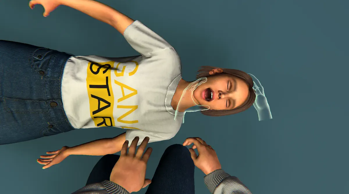 Jumeau numérique patient simulation 3D rééducation santé numérique