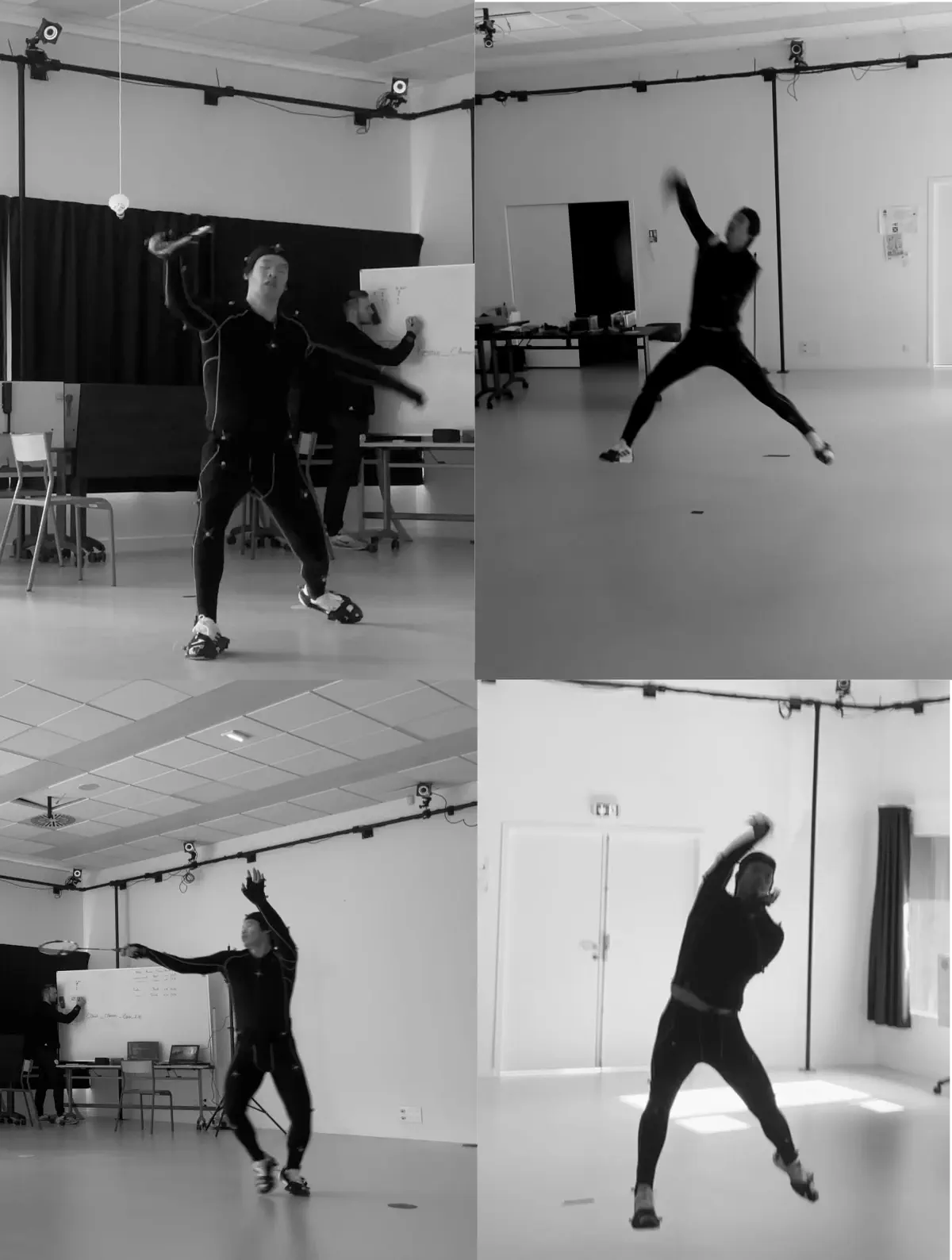 Enregistrement gestes badminton